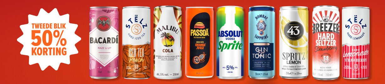 Premix tweede fles 50% korting